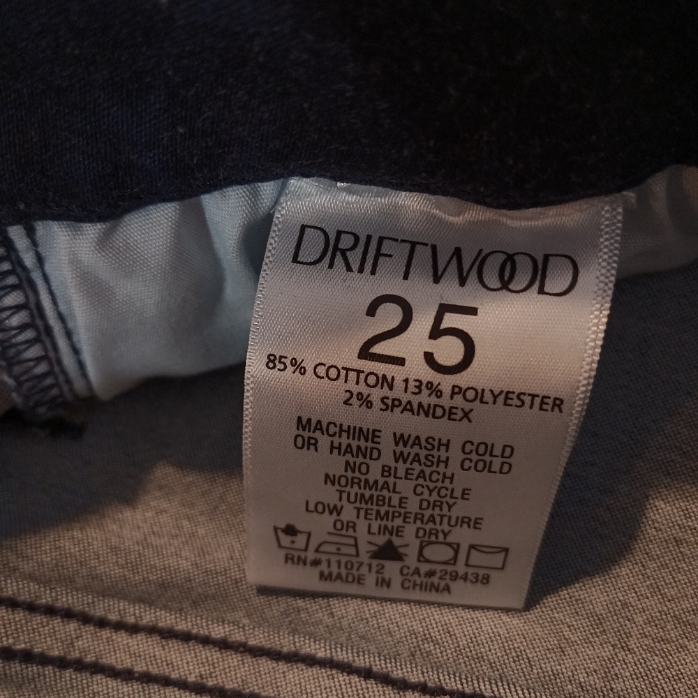 Driftwood Wyatt embroidered flare jeans Mid rise Size 25/31 - Picture 5 of 7